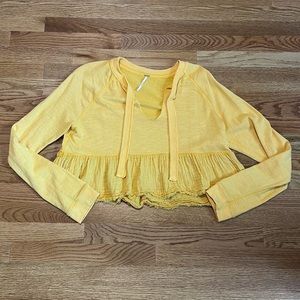 Yellow Free People Shirt